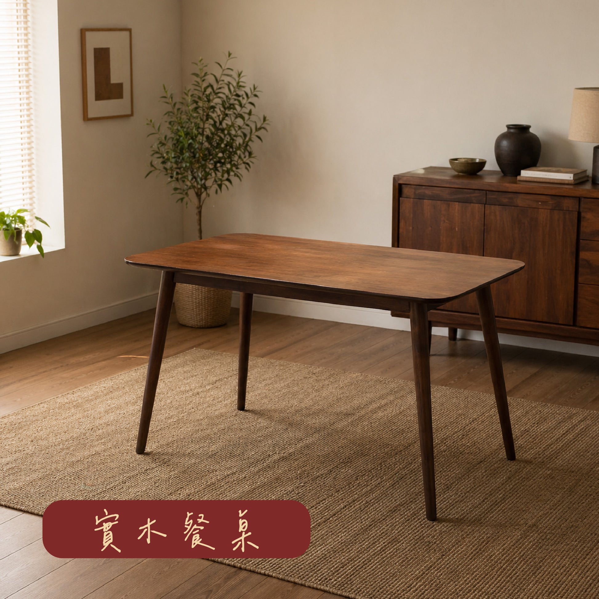 實木餐桌